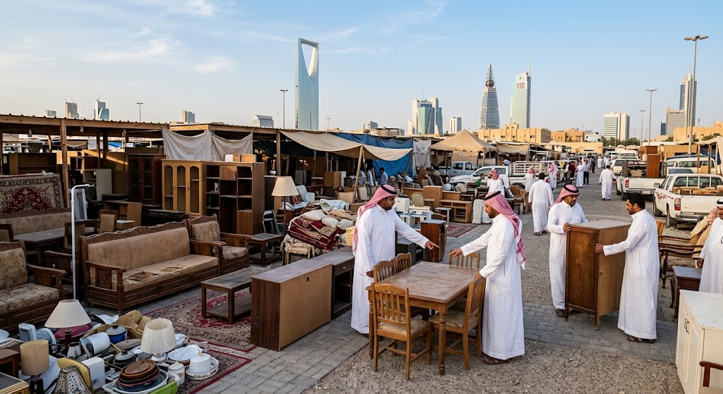 أفضل خدمات التقييم الفوري والنقل الآمن ضمن أعمالنا في شراء الاثاث المستعمل حي الصحاف بالرياض بأعلى الأسعار